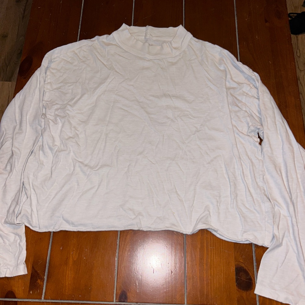 aerie oversize short turtle neck lose top